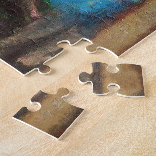 青いダンサーのパズルのガスを抜いて下さい ジグソーパズル (側面)