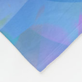 青いダンサー フリースブランケット (角)