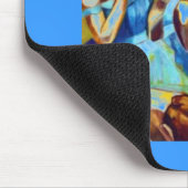 青いダンサー マウスパッド (コーナー)