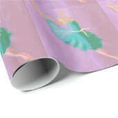 青いダンスの跳躍 ラッピングペーパー (ロールコーナー)