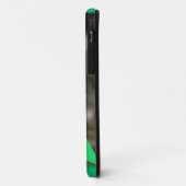 青いダンセルフライは緑の葉の上に。 Case-Mate iPhoneケース (裏面/左)