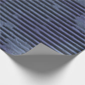 青いダンボール ラッピングペーパー (角)