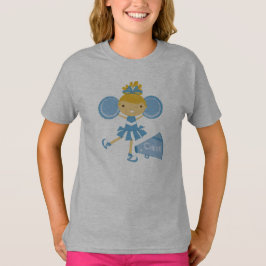 青いチアリーダー Tシャツ