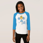 青いチアリーダー Tシャツ (正面フル)