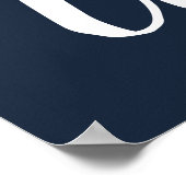 青いチームワークで白く輝く夢の仕事 ポスター (角)