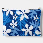 青いティアパターン アクセサリーポーチ (裏面)