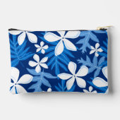 青いティアパターン アクセサリーポーチ (裏面)