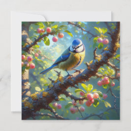 青いティット1 ノートカード