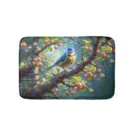 青いティット1 バスマット