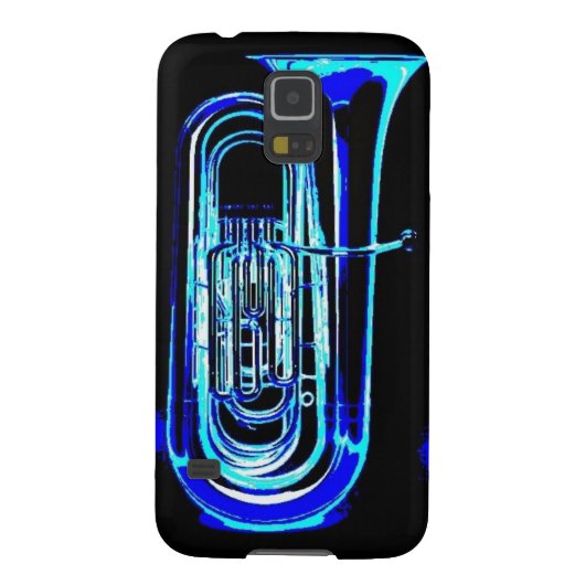 青いテューバ Case-Mate SAMSUNG GALAXYケース (裏面)
