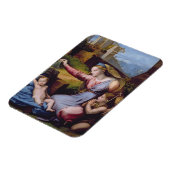 青いディアダムのマドンナまたはtのマドンナ マグネット (左側)