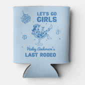 青いディスコカウガールロデオ独身最後の週末 缶クーラー (正面)