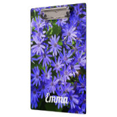 青いデイジーのような花の自然写真 クリップボード (左)