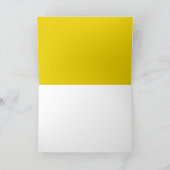 青いデイジー カード (内部)