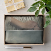 青いデコップブルーの南ベルの女性 薄葉紙 (ギフト)