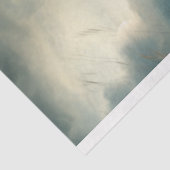 青いデコップブルーの南ベルの女性 薄葉紙 (詳細)