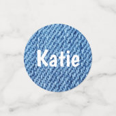 青いデニム コンフェッティ (スモール正面)