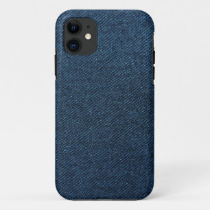 青いデニム iPhone 11 ケース
