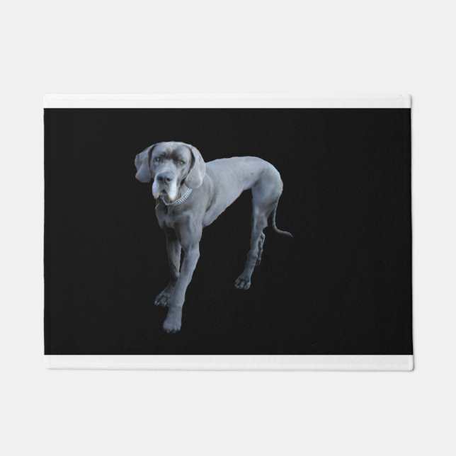 青いデンマーク人 ドアマット (正面)