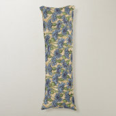 青いトウモロコシの花、花はホニー黄色 ボディピロー (正面縦)