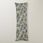 青いトウモロコシの花、花はホニー黄色 ボディピロー (裏面 (縦))