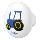 青いトラクターはちょうど名前を加えます セラミックノブ (右)