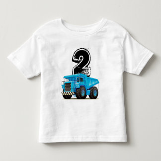 青いトラックの第2誕生日 トドラーTシャツ
