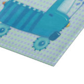 青いトラック カッティングボード (角)