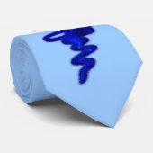 青いトルネード ネクタイ (ロール)