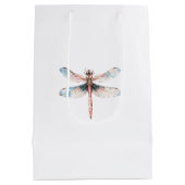 青いトンボのブライズシャワー ミディアムペーパーバッグ (裏面)