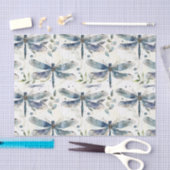 青いトンボのブライズシャワー 薄葉紙 (クラフト)