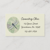 青いトンボの名刺 名刺 (正面)