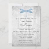 青いトンボの結婚式招待状 招待状 (正面)