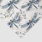 青いトンボの花嫁のシャワー 薄葉紙 (詳細)