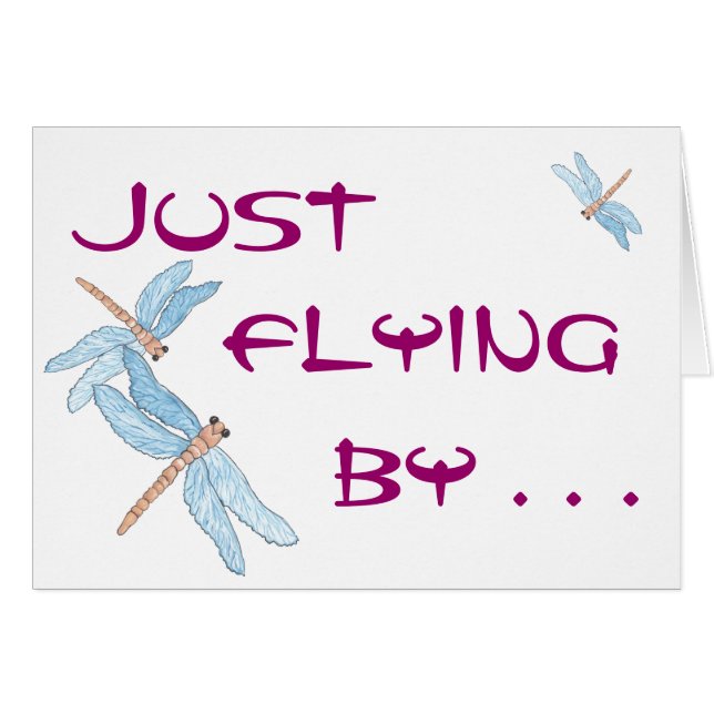 青いトンボは過ぎ去ります (正面横)