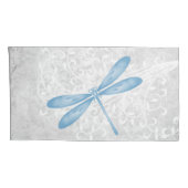 青いトンボパーソナライズされたイ枕ケース 枕カバー (裏面-右)