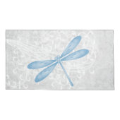 青いトンボパーソナライズされたイ枕ケース 枕カバー (裏面-左)