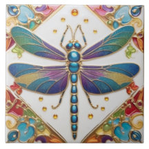 青いトンボ数々の- – 色の虹カラフル