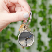 青いトンボ001 kc キーホルダー (手)