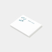 青いトンボ3匹かわいい名前を追加 ポストイット (アングル)