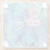 青いトンボ ガラスコースター (裏面)