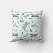 青いトンボ クッション (裏面)