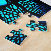 青いトンボ ジグソーパズル (側面)