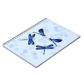 青いトンボ ノートブック (左側)