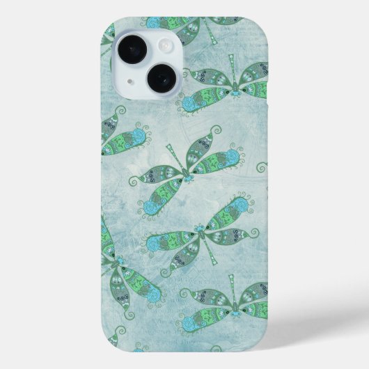 青いトンボ Case-Mate iPhoneケース (裏面)