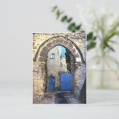 青いドア ポストカード (スタンド正面)