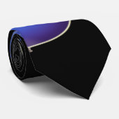 青いドラゴンのギターの首のタイ ネクタイ (ロール)