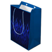 青いドラゴンのクロムはカーボン繊維の炎を好みます ミディアムペーパーバッグ (裏面アングル)