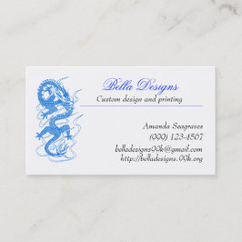 青いドラゴンの名刺 名刺