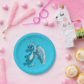 青いドラゴンの漫画 ペーパープレート (パーティー)